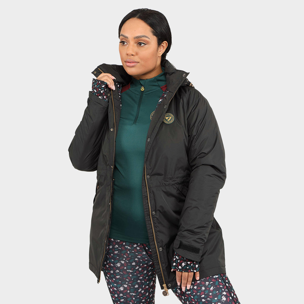 Womens Woodford Coat Charcoal