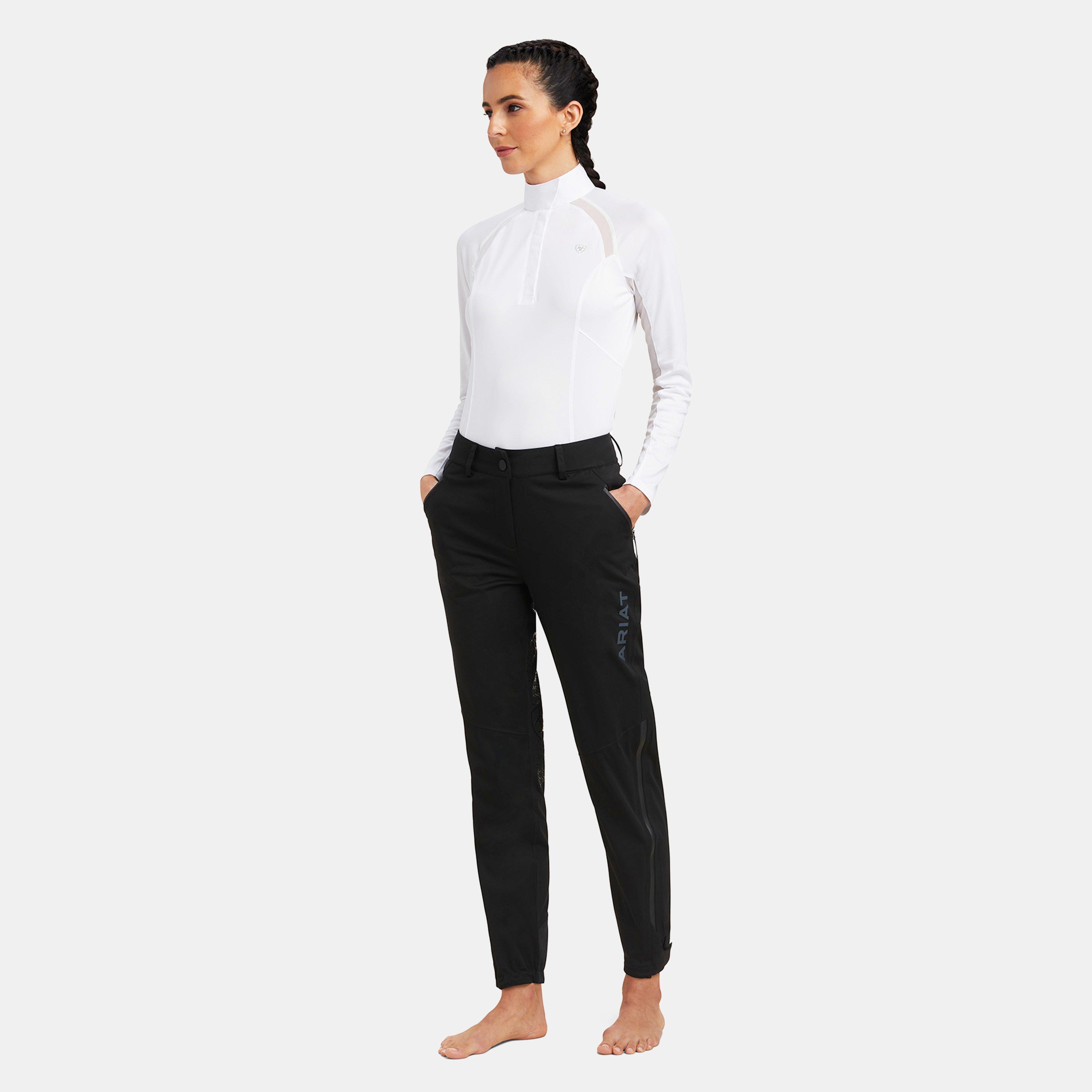Womens Venture Waterproof Shell Full Seat Trousers Black