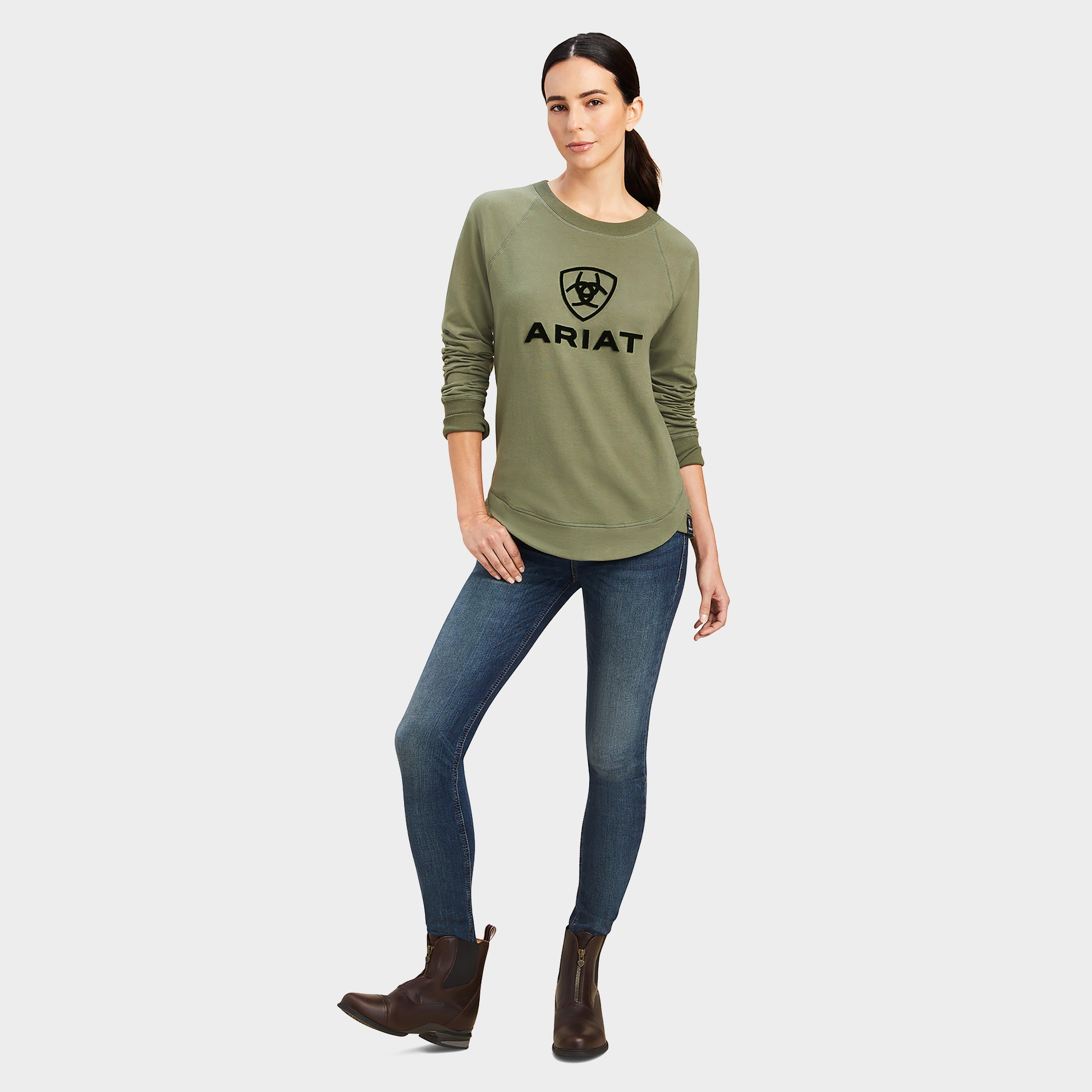 Womens Benicia Sweatshirt Four Leaf Clover