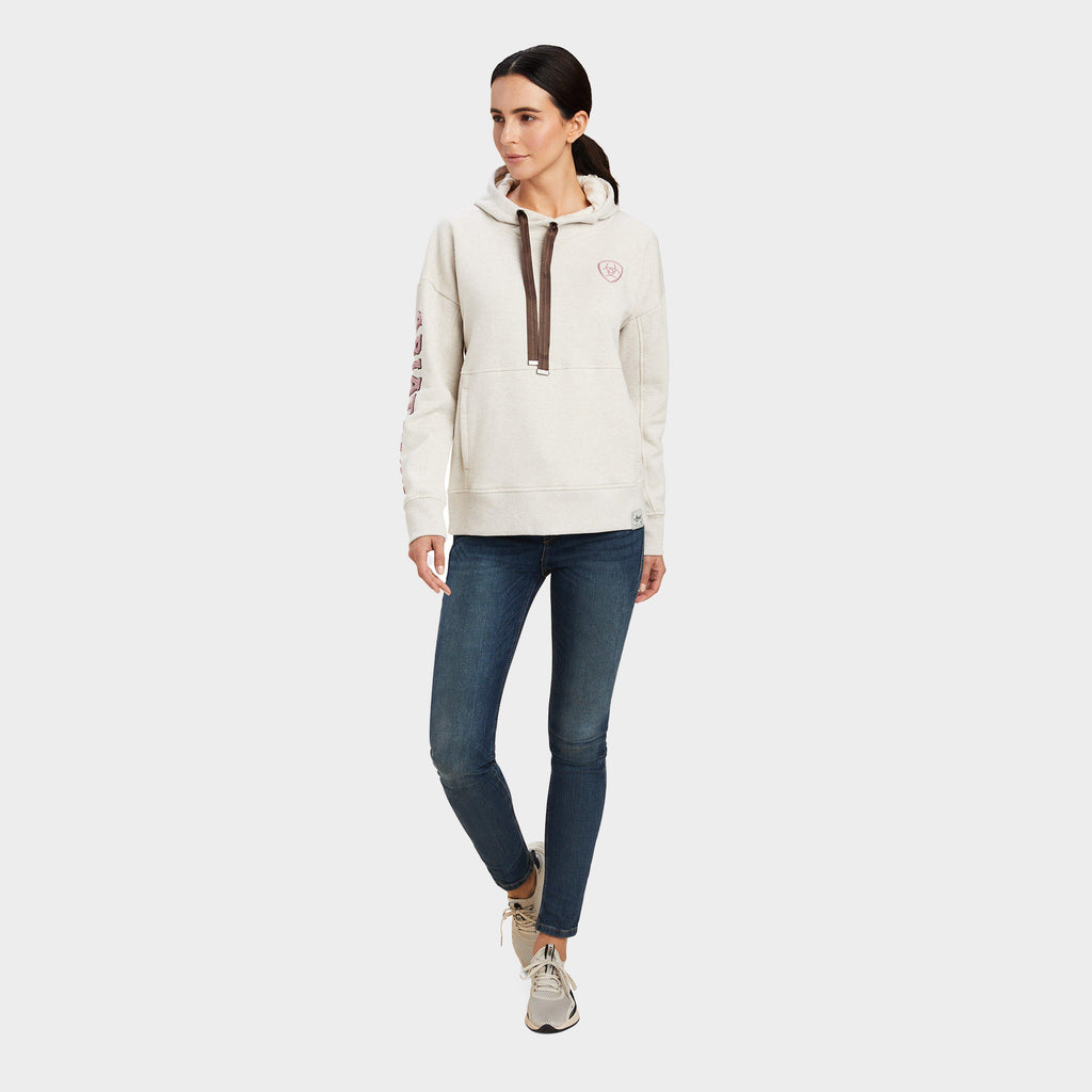 Womens Rabere Hoodie Oatmeal Heather