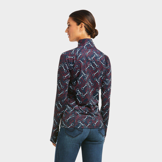 Womens Lowell 2.0 1/4 Zip Base Layer Team Print