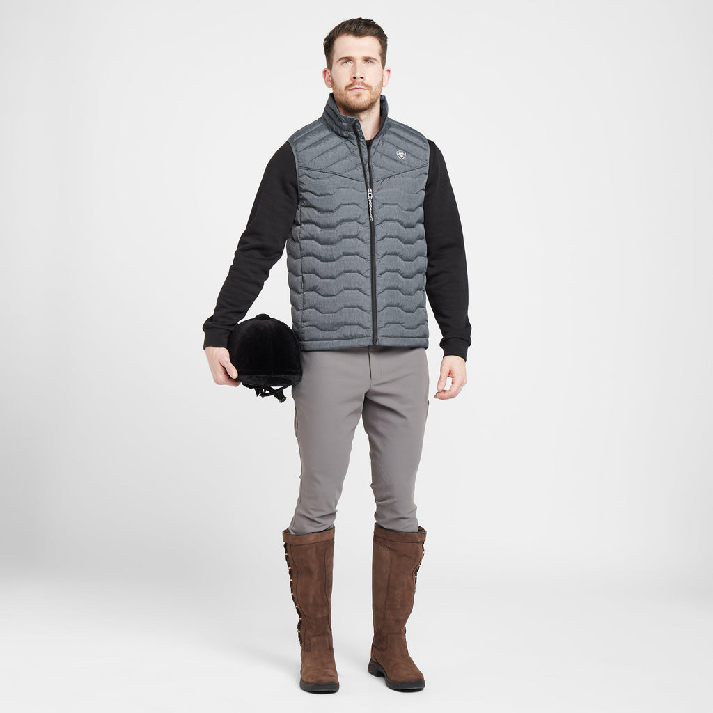 Mens Ideal Down Gilet Charcoal Heather