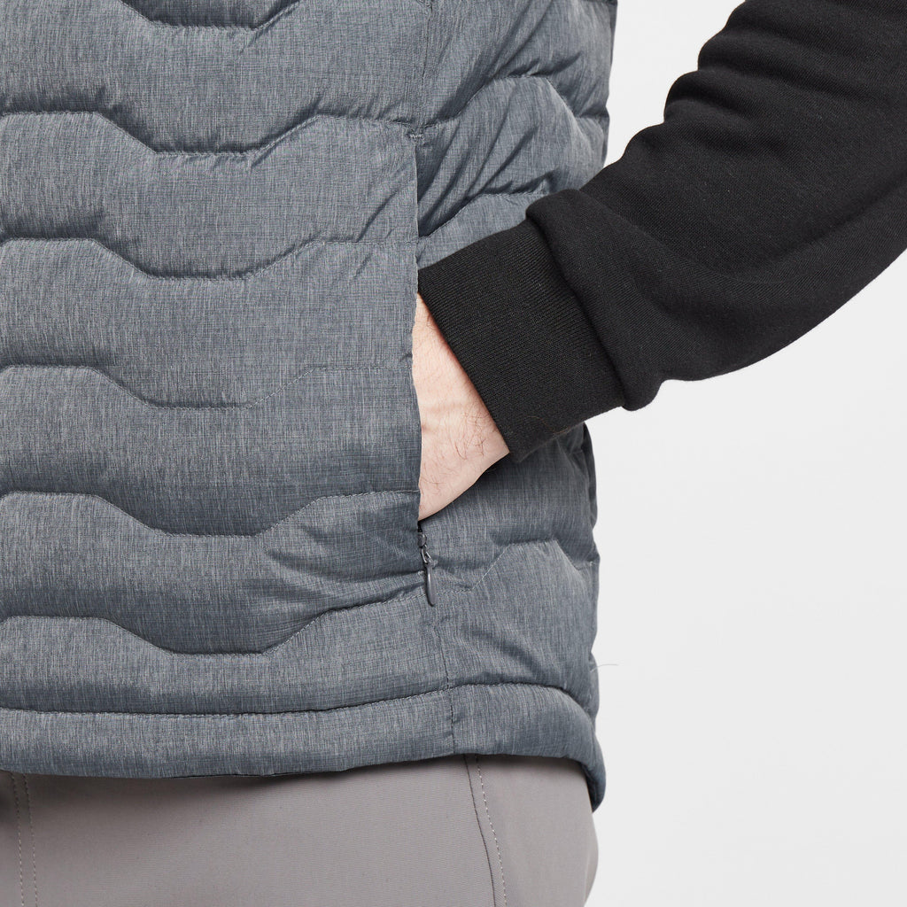 Mens Ideal Down Gilet Charcoal Heather