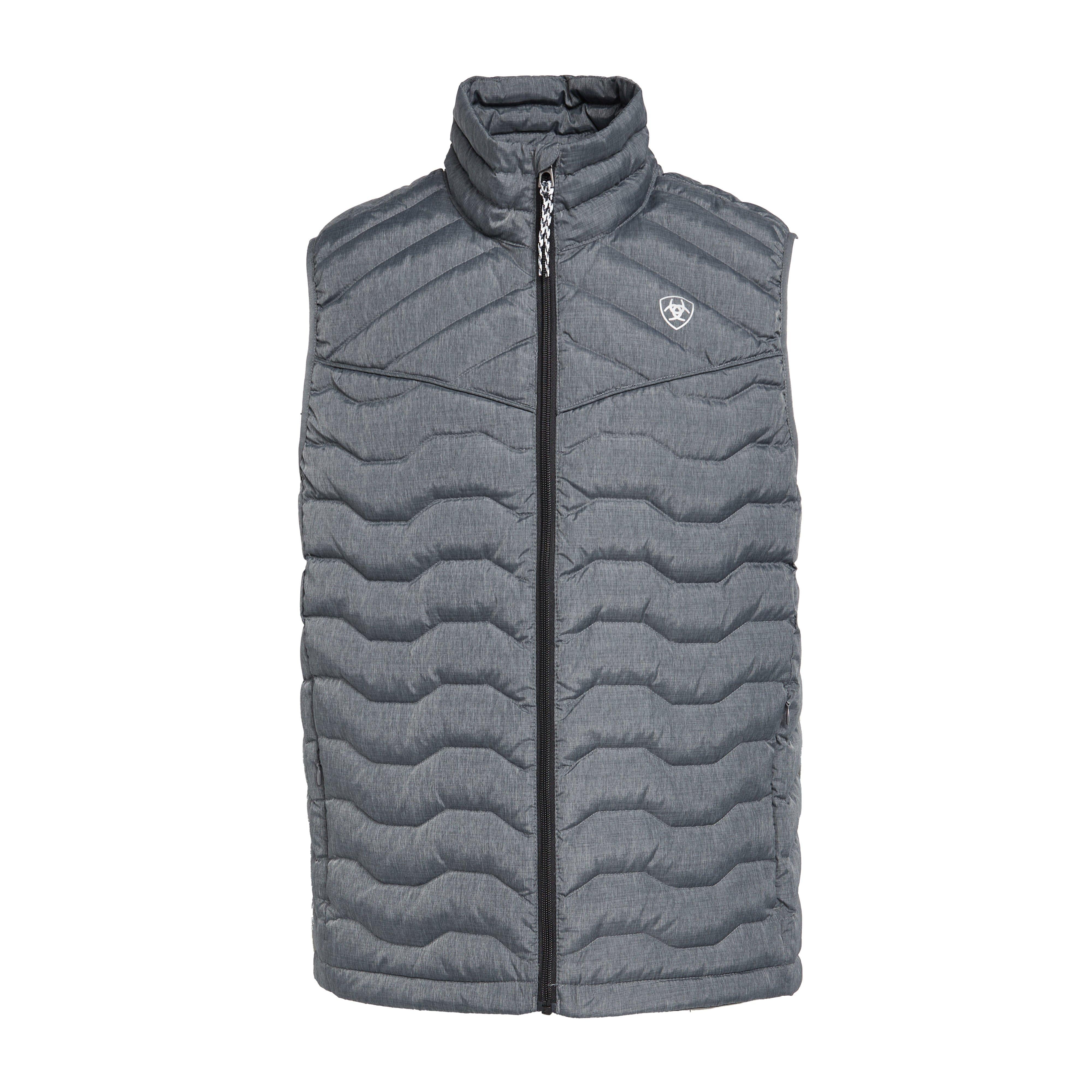 Mens Ideal Down Gilet Charcoal Heather