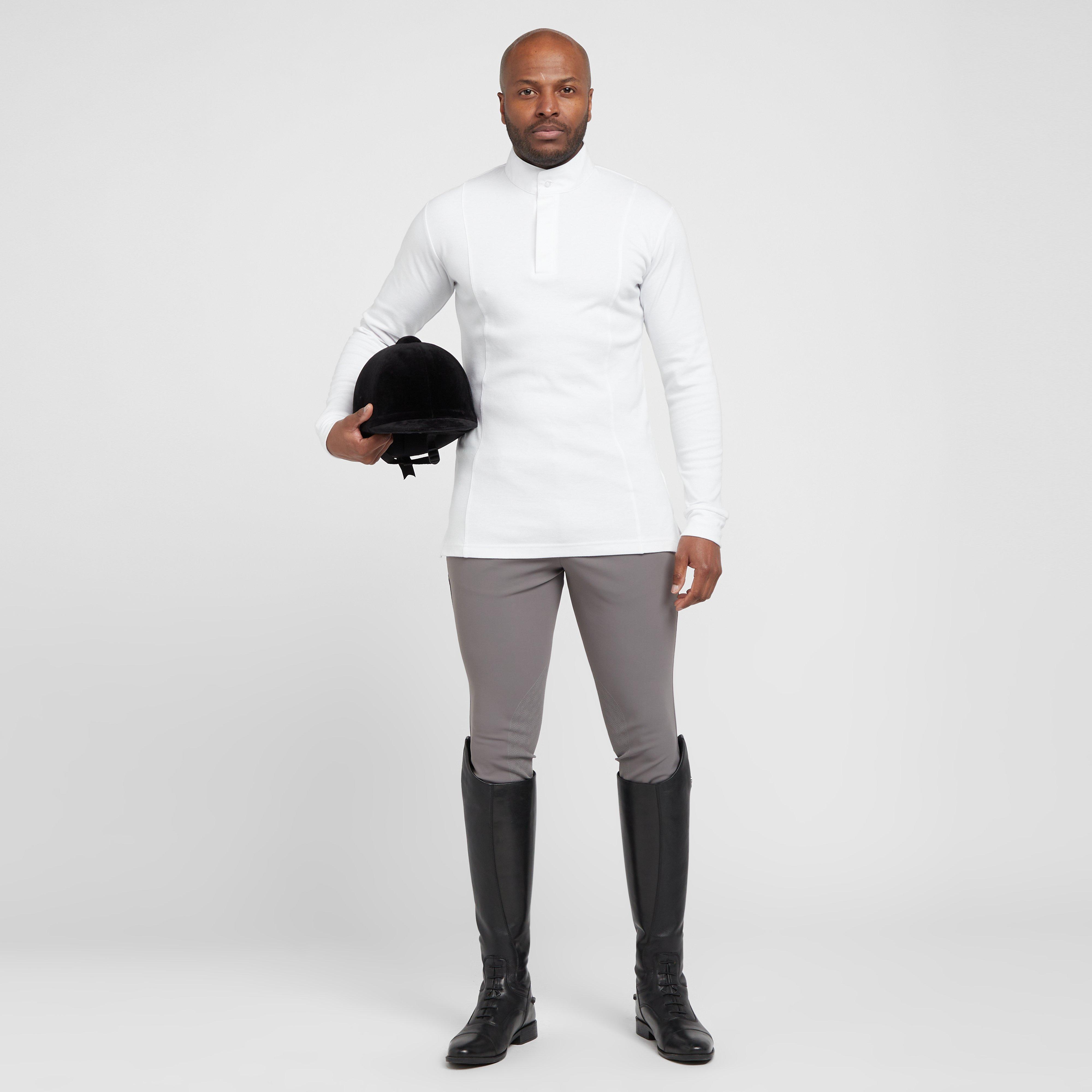 Mens Tri Factor Knee Patch Breeches Plum Grey