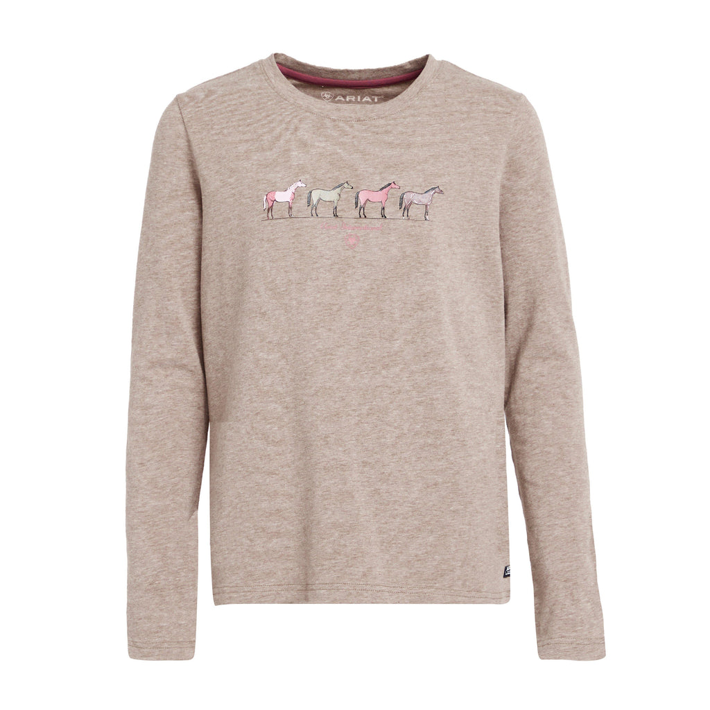 Kids Different Color T-Shirt Banyan Bark Heather