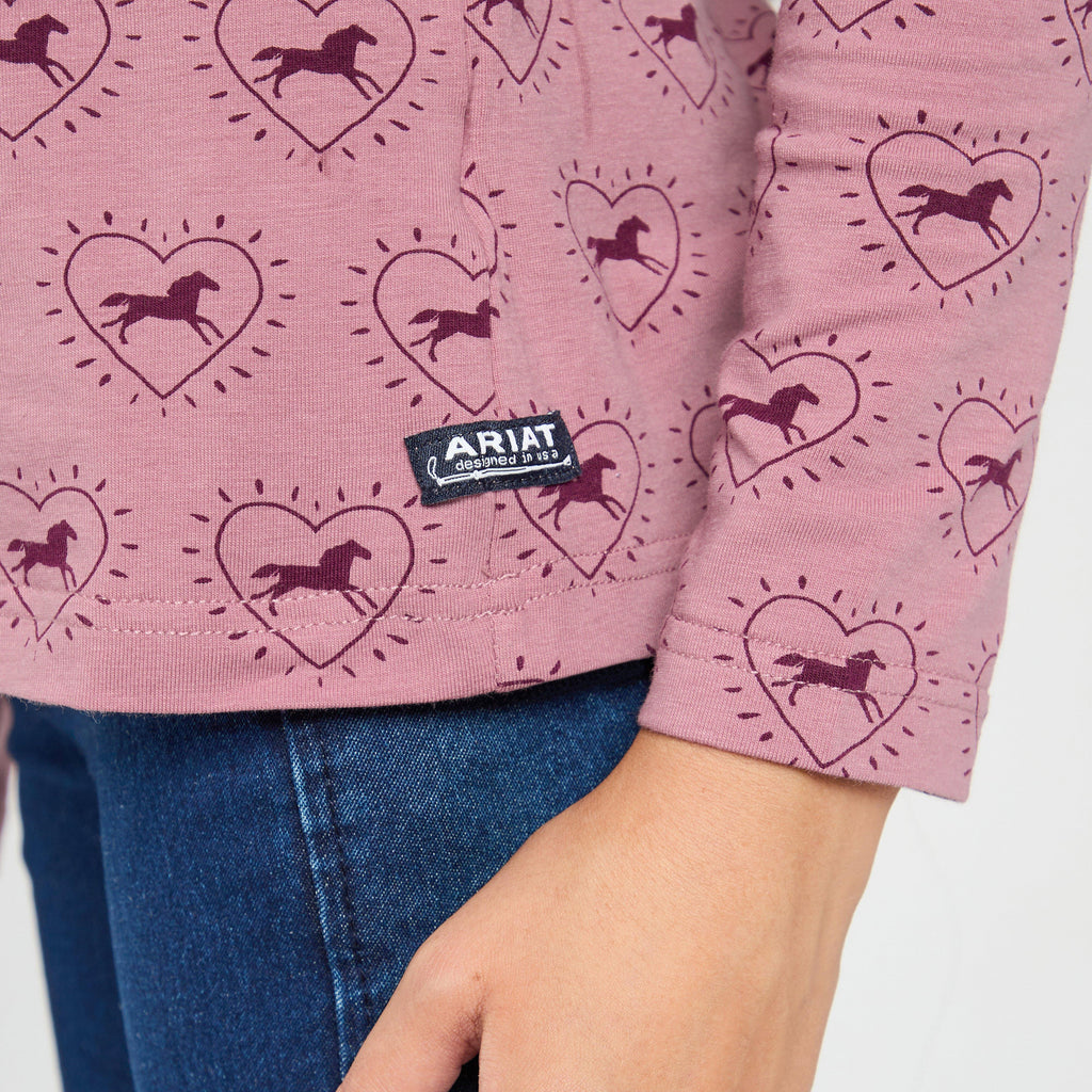 Kids So Love T-Shirt Nostalgia Rose Half Drop Print