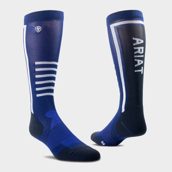 TEK Slimline Performance Socks Estate Blue/Black