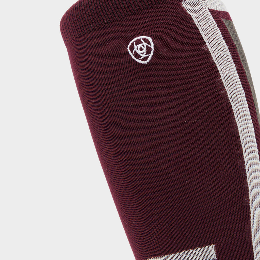 TEK Slimline Performance Socks Mulberry/Ebony