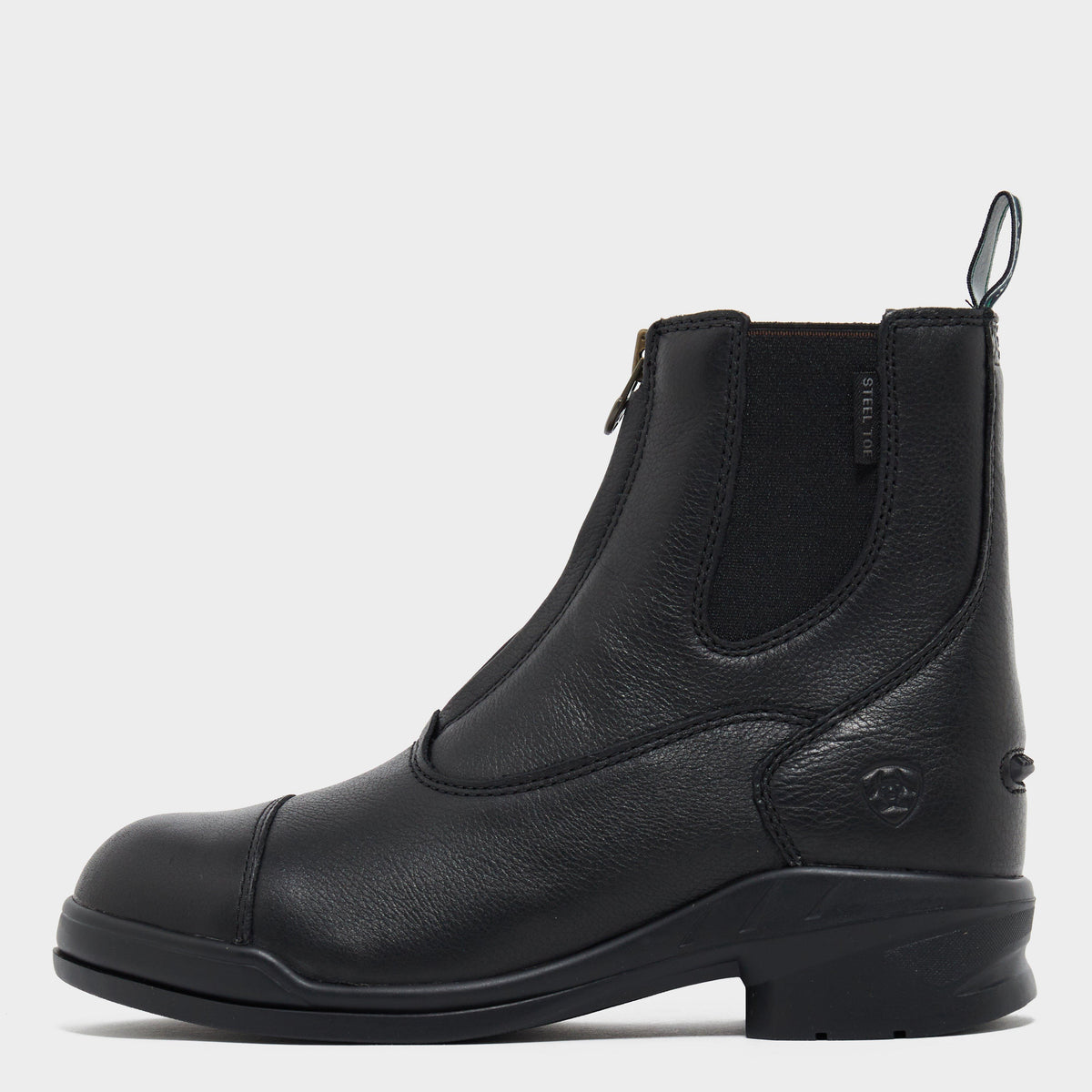 Womens Heritage IV Steel Toe Zip Paddock Boot Black