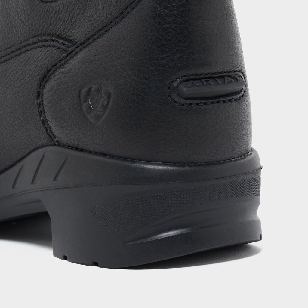 Womens Heritage IV Steel Toe Zip Paddock Boot Black