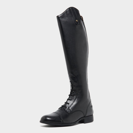 Mens Heritage Contour Field Zip Riding Boot Black