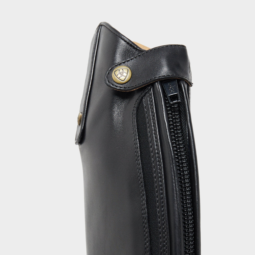 Mens Heritage Contour Field Zip Riding Boot Black