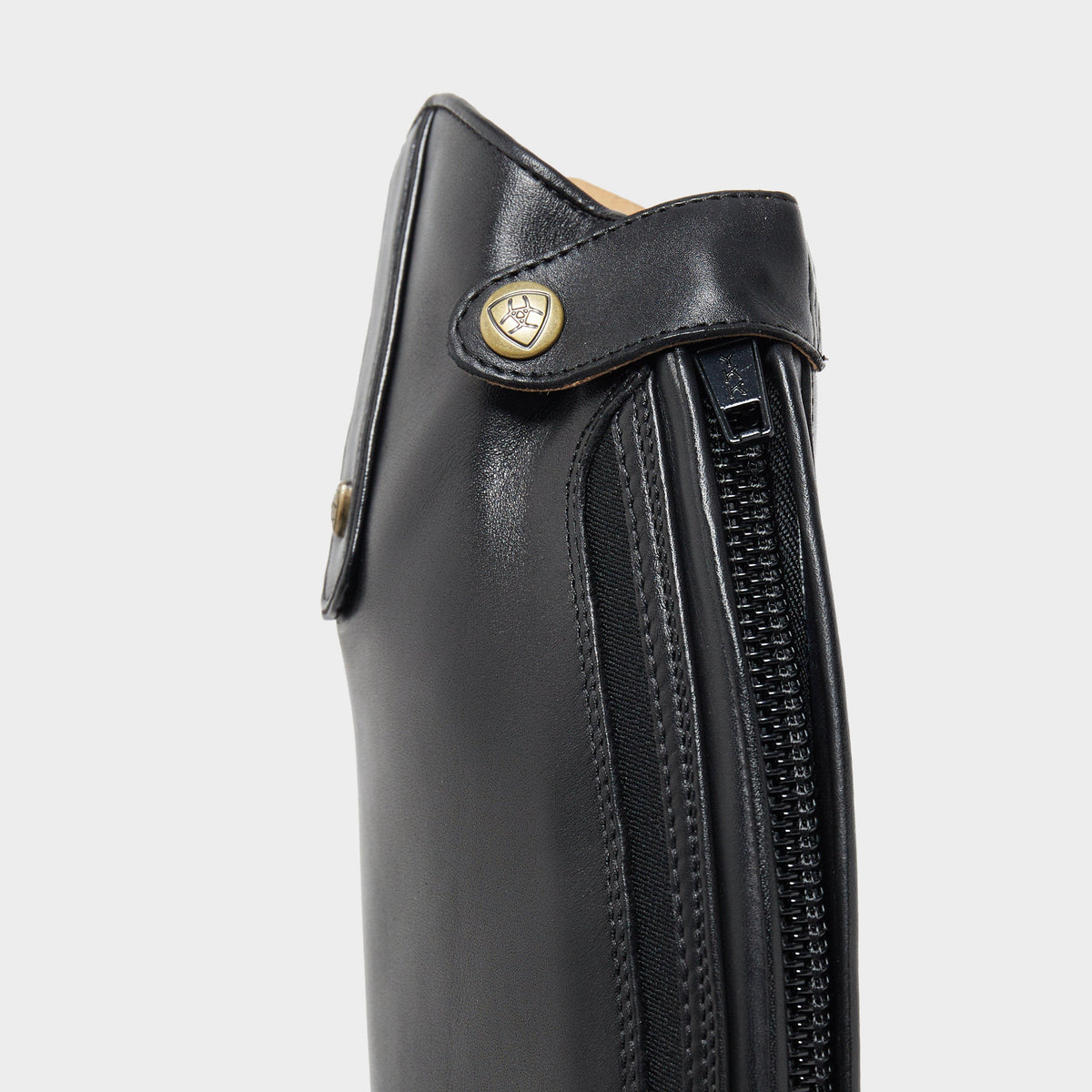 Mens Heritage Contour Field Zip Riding Boot Black