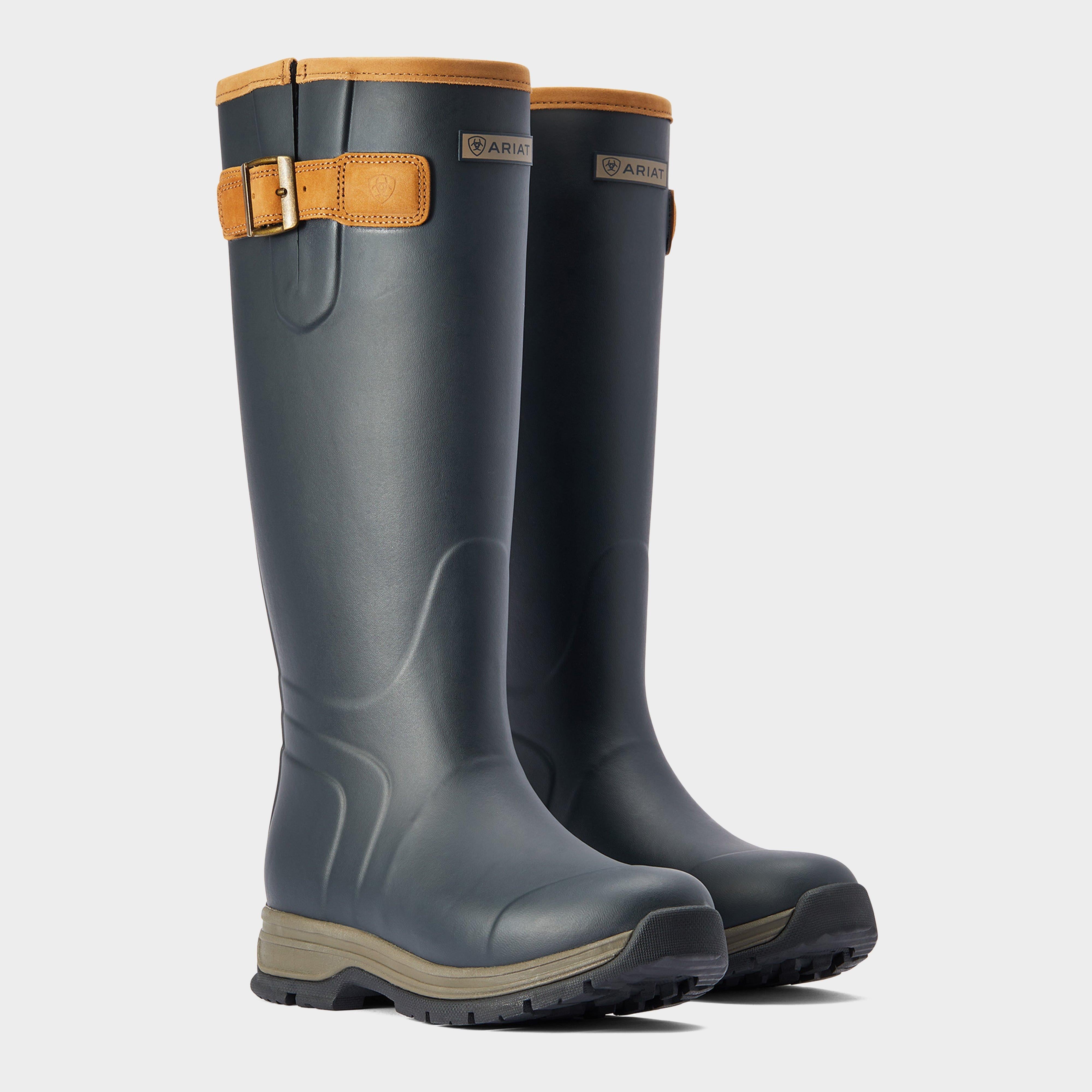 Womens Burford Insulated Wellington Boots Navy