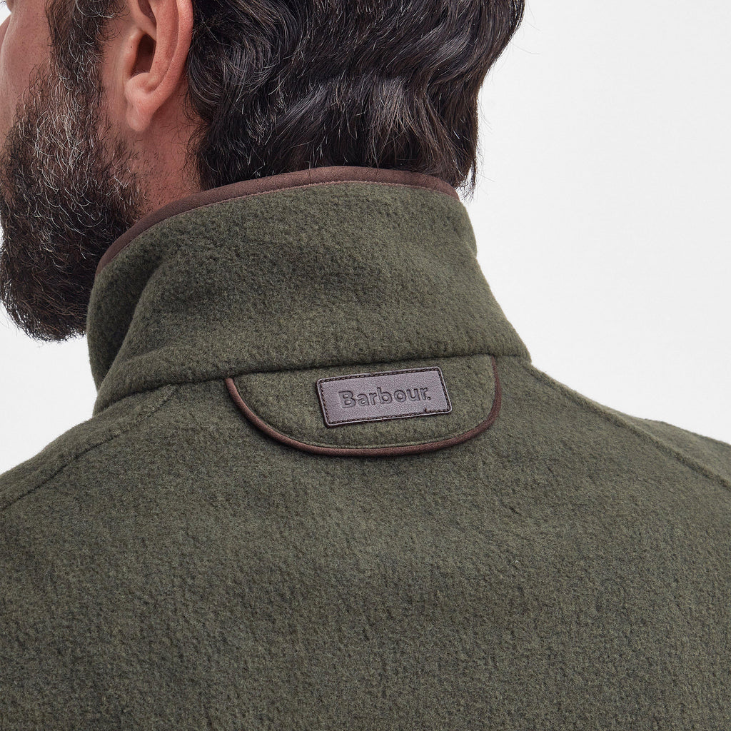 Mens Langdale Fleece Gilet Olive