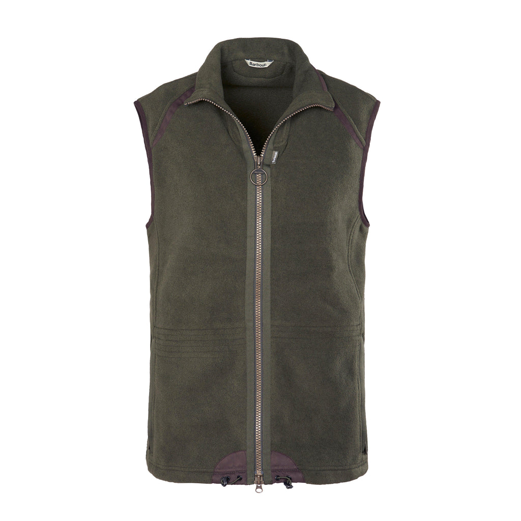 Mens Langdale Fleece Gilet Olive