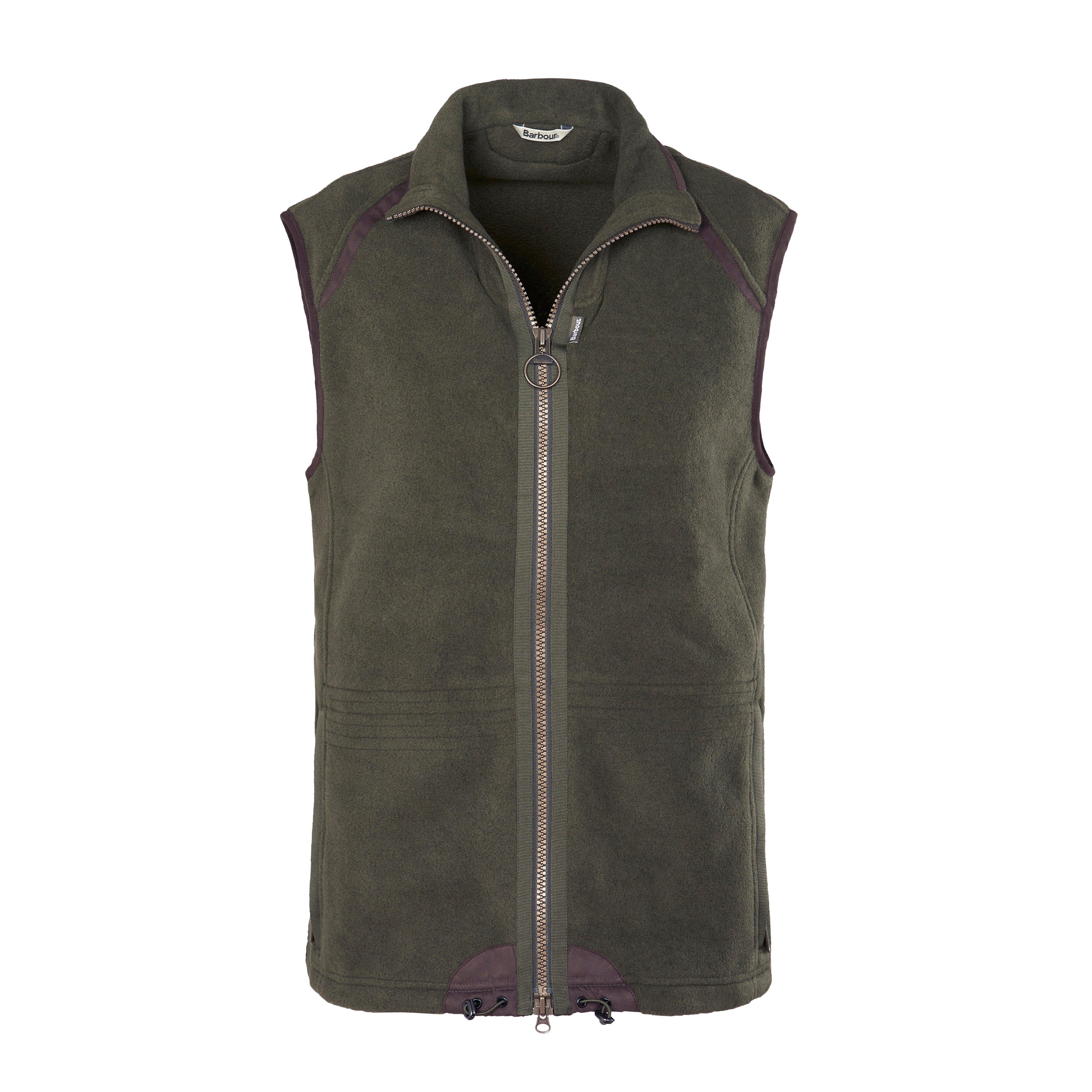Mens Langdale Fleece Gilet Olive