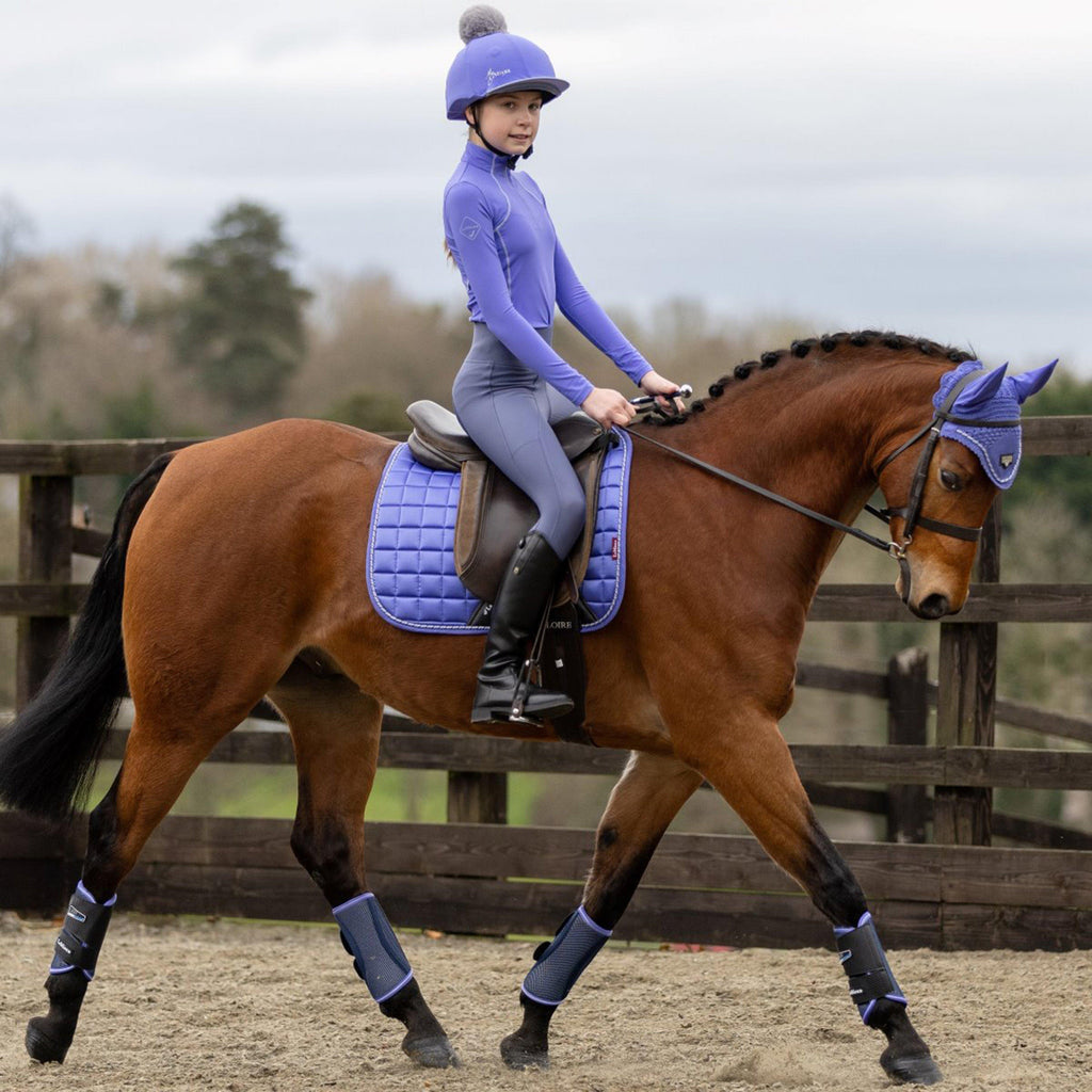 Junior Loire Dressage Pad Bluebell