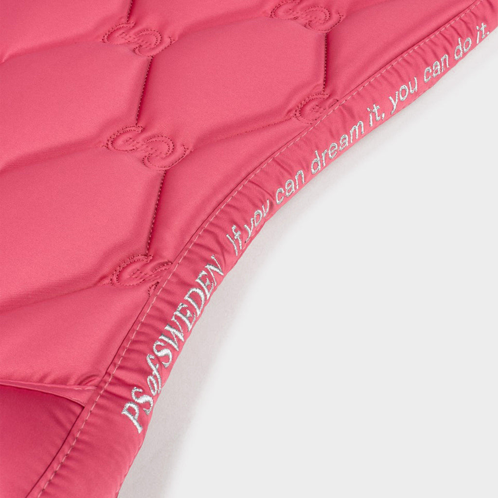 Essential Dressage Saddle Pad Berry Pink