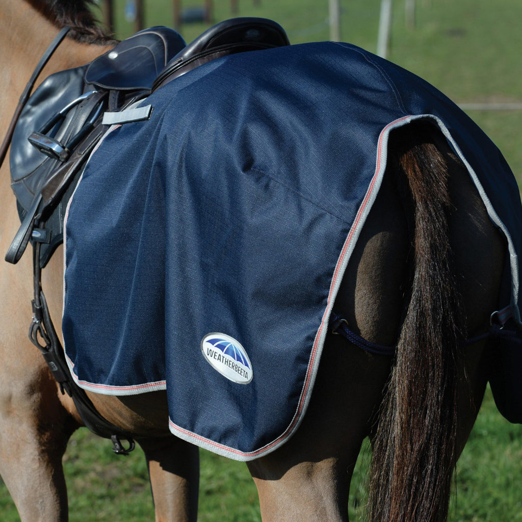 Essential Fleece Lined Quarter Sheet Navy/Silver/Red