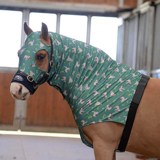 Stretch Hood With Zip Sloths