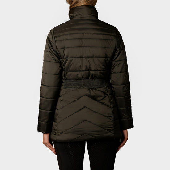 Womens Harlow Puffer Jacket Olive