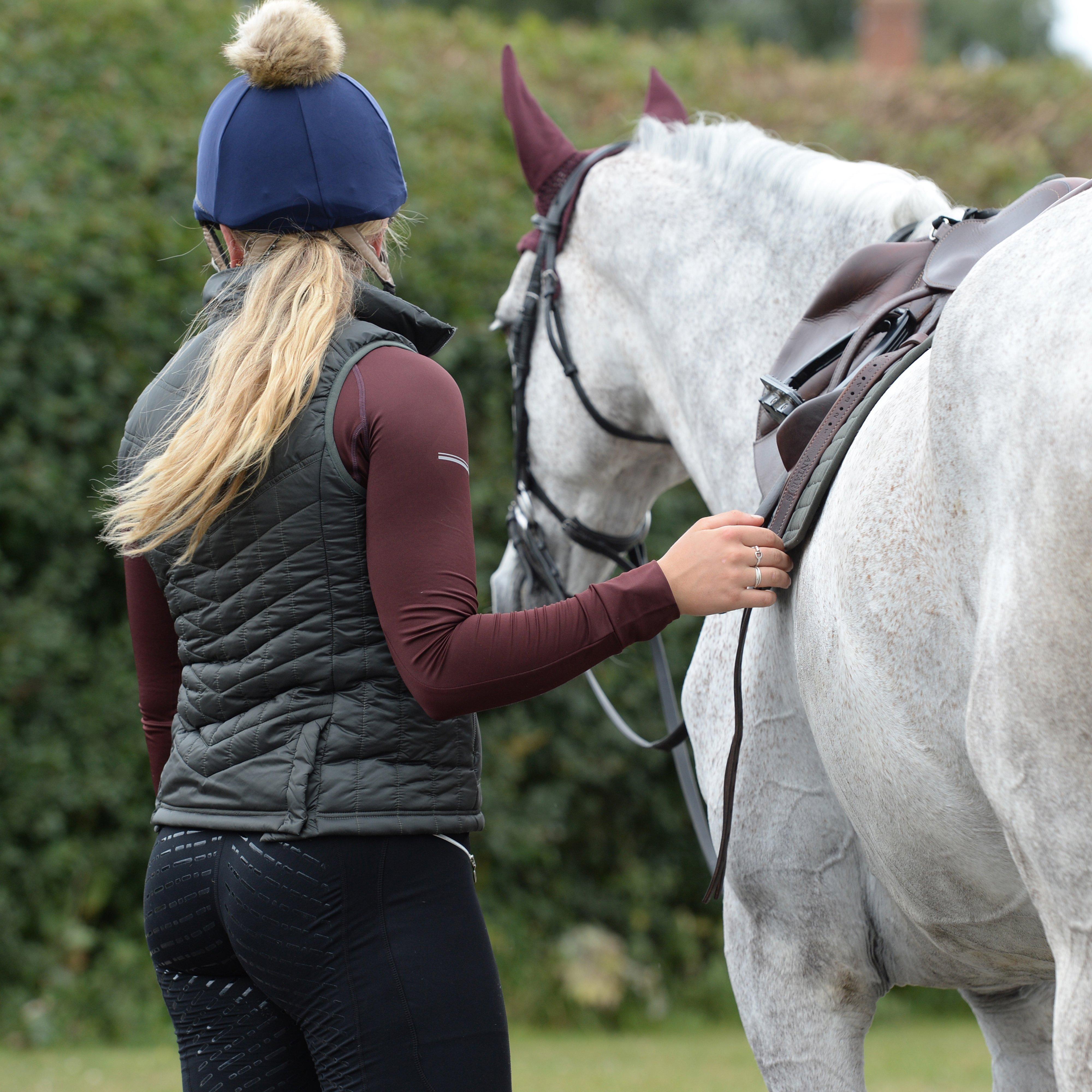 Womens Gia Puffer Vest Olive