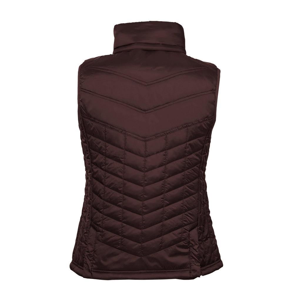Womens Gia Puffer Vest Mulberry
