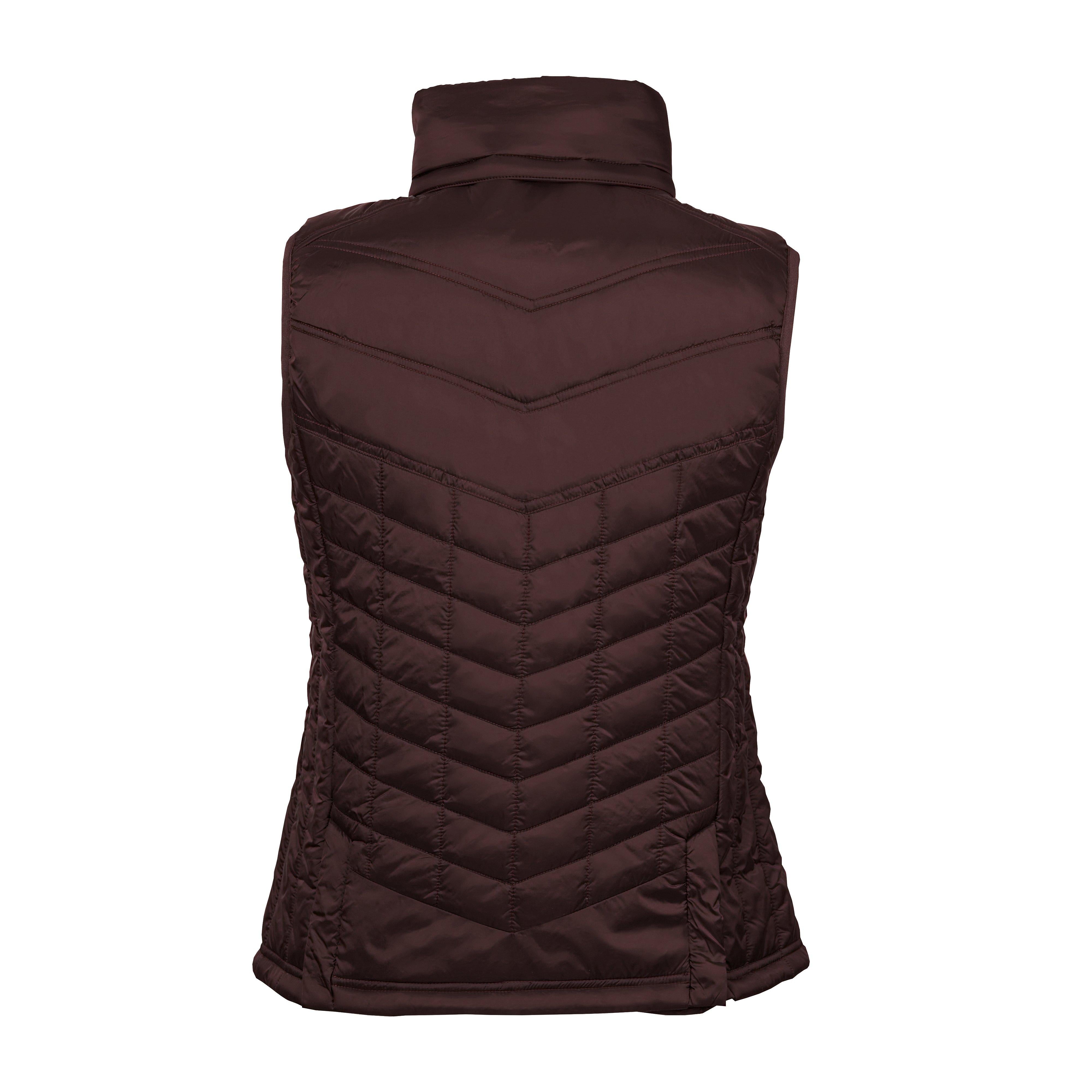 Womens Gia Puffer Vest Mulberry