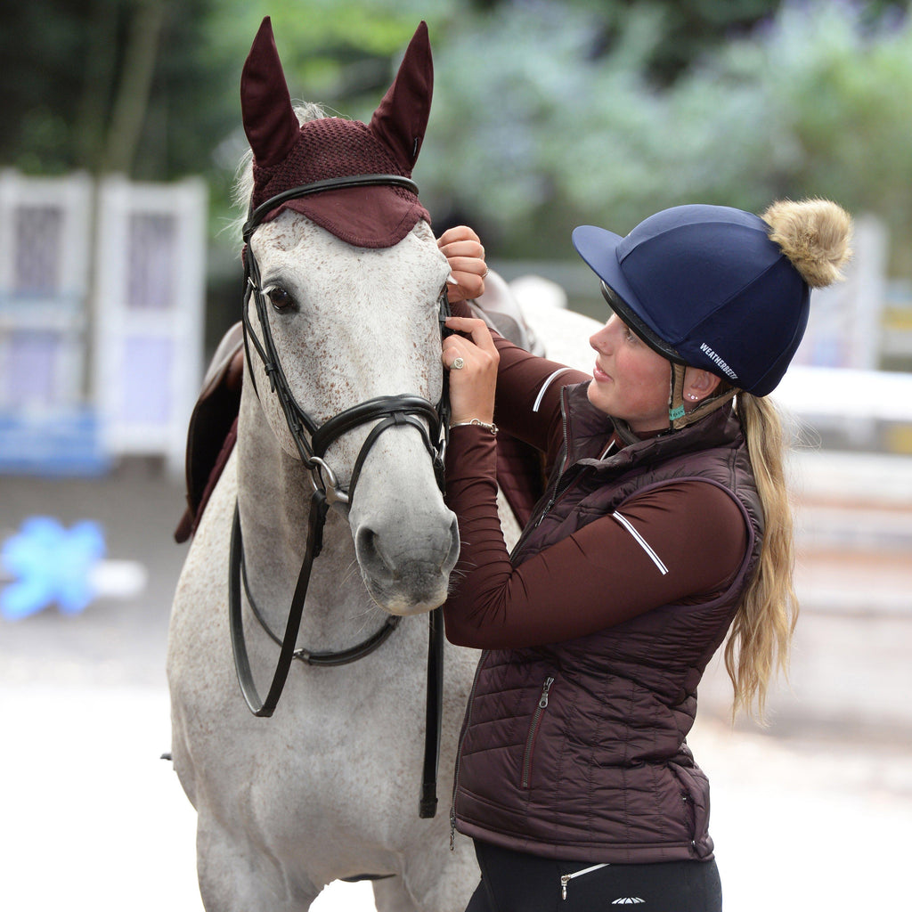 Womens Gia Puffer Vest Mulberry