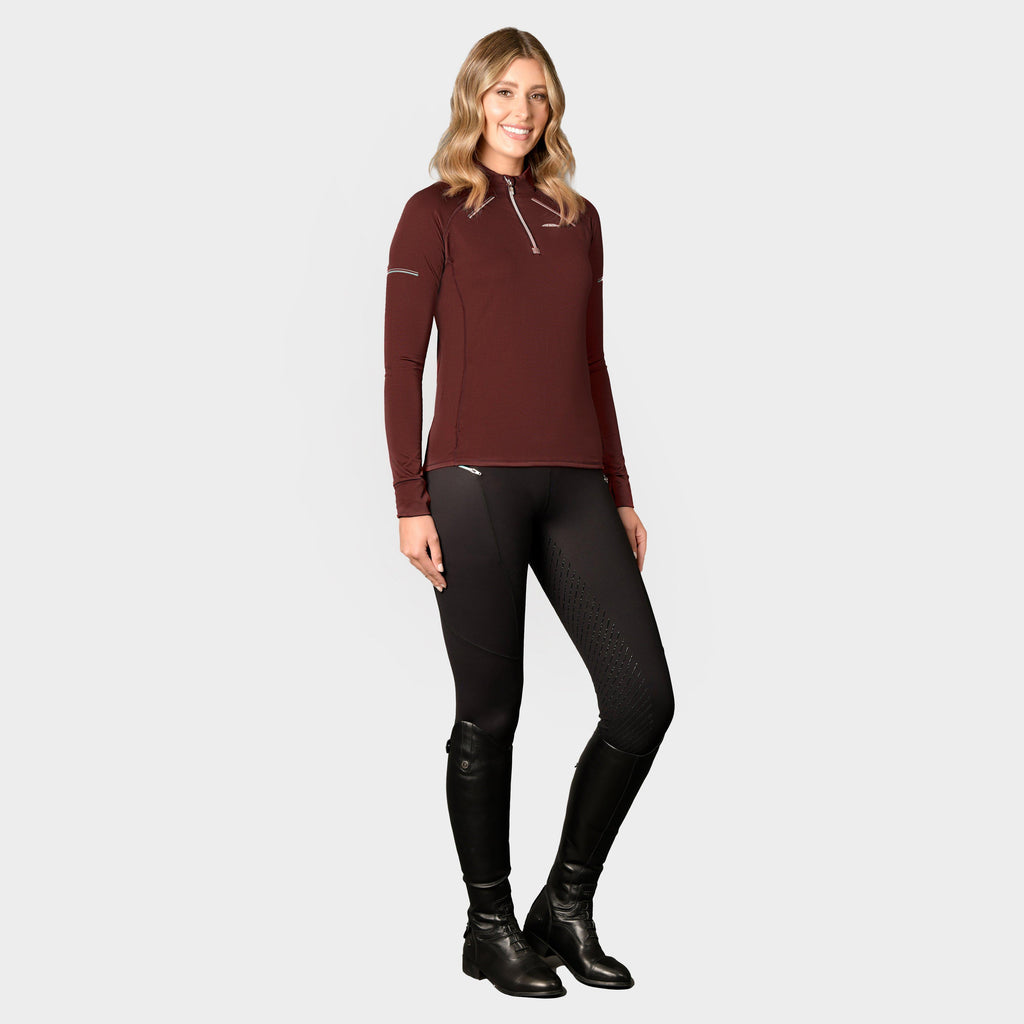 Womens Victoria Premium Thermal Base Layer Mulberry