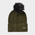 Womens Knit Beanie Olive