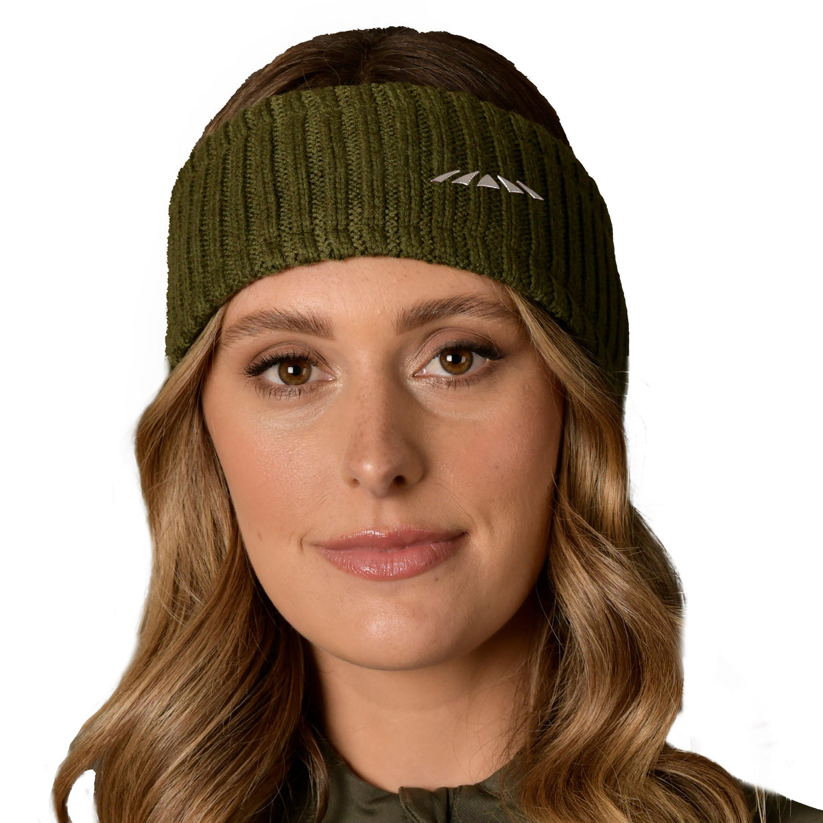 Womens Knit Headband Olive