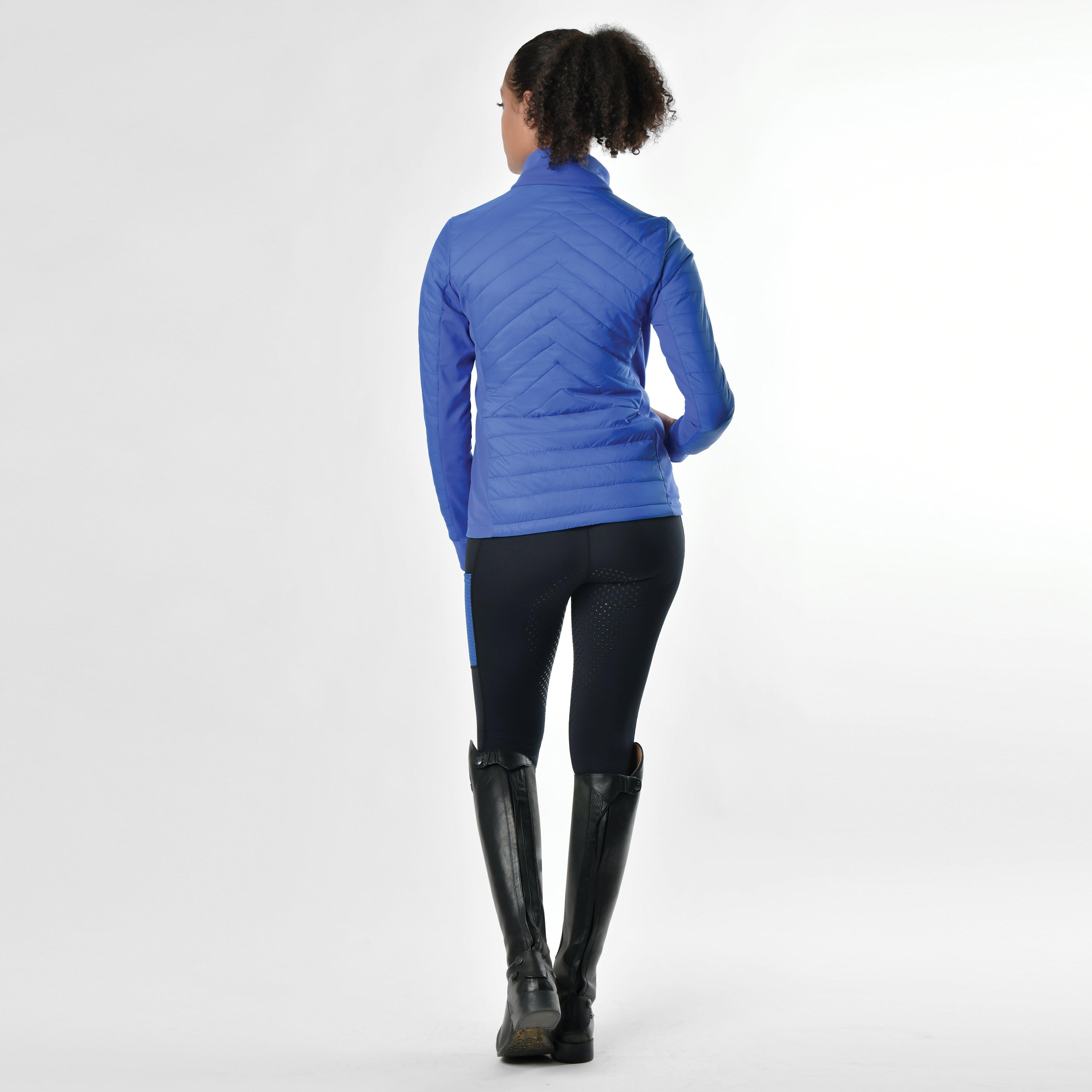 Womens Lia Hybrid Quilted Jacket Cobalt