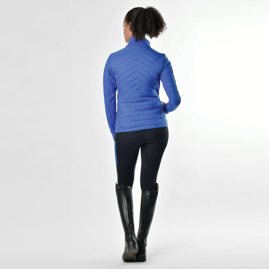 Womens Lia Hybrid Quilted Jacket Cobalt