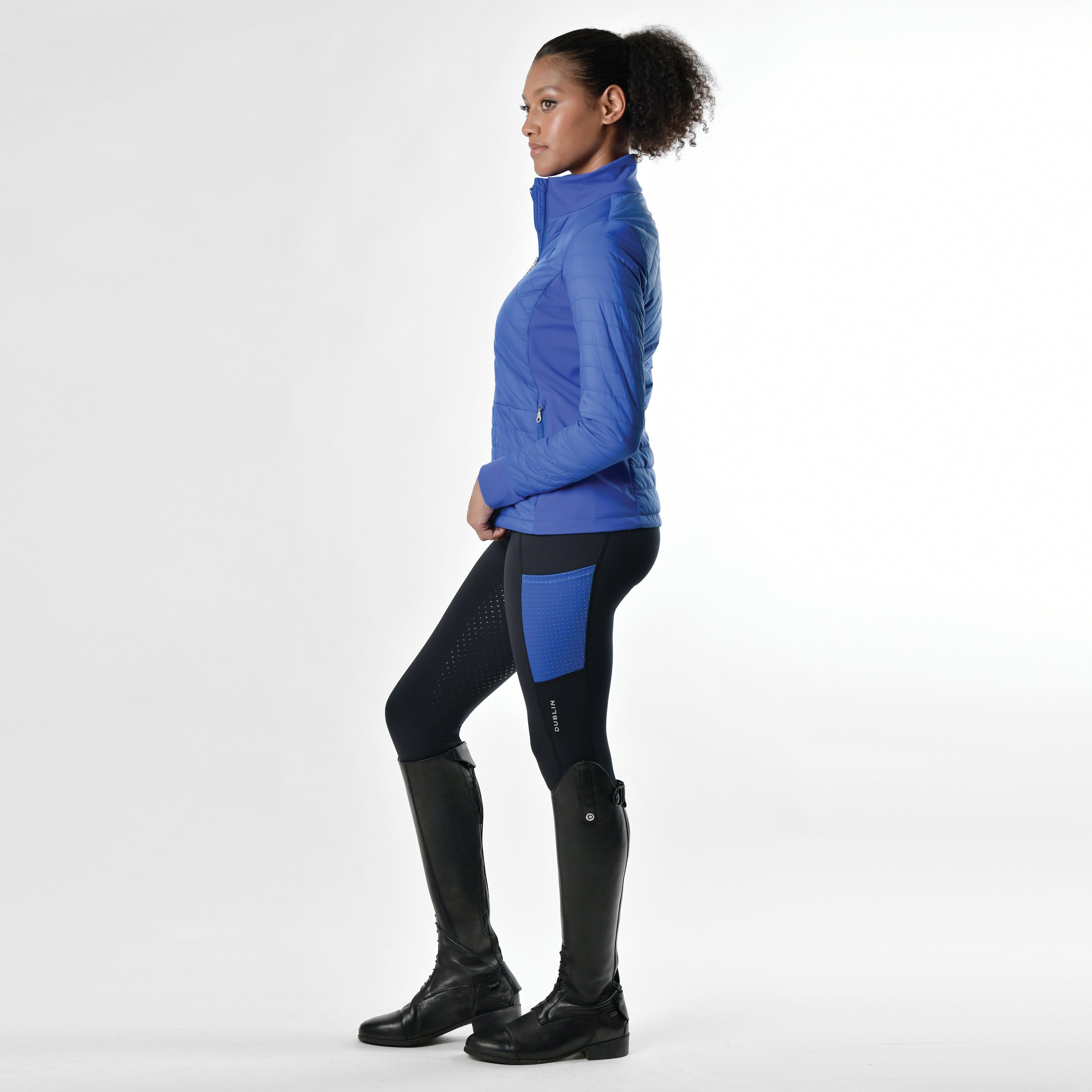 Womens Lia Hybrid Quilted Jacket Cobalt