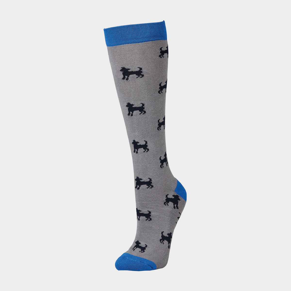 Womens Socks Cobalt Dogs