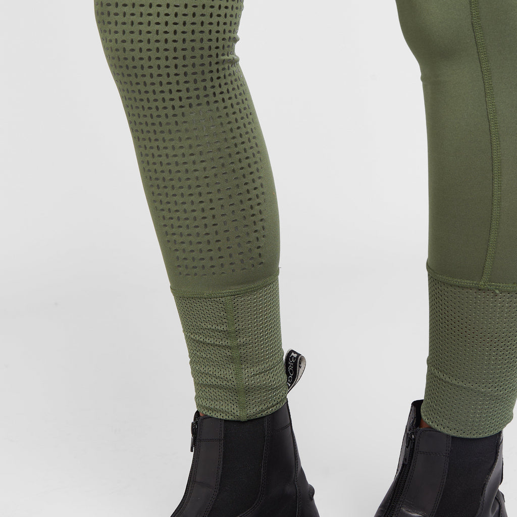 Womens Cool It Everyday Riding Tights Green