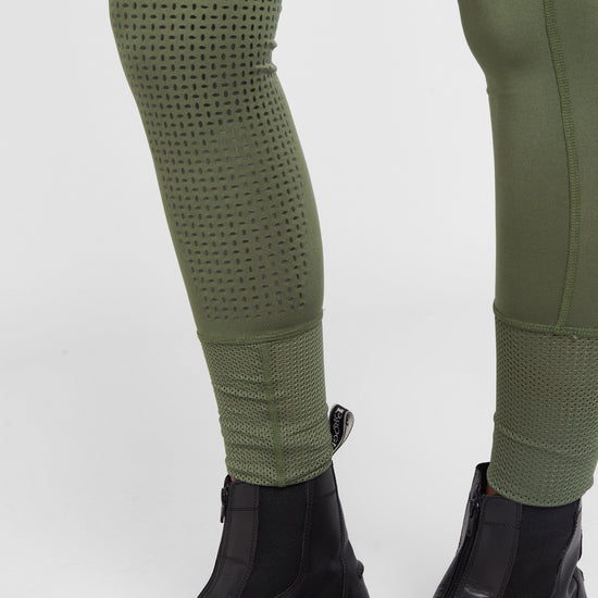 Womens Cool It Everyday Riding Tights Green