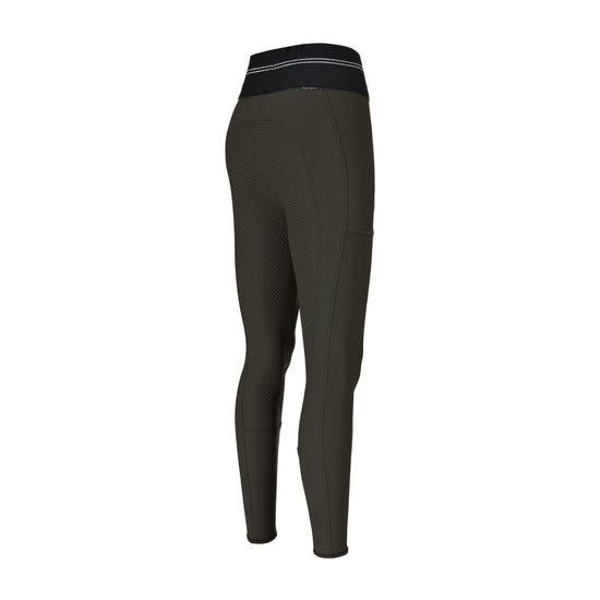 Womens Gia Full Seat Grip Riding Tights Black Olive