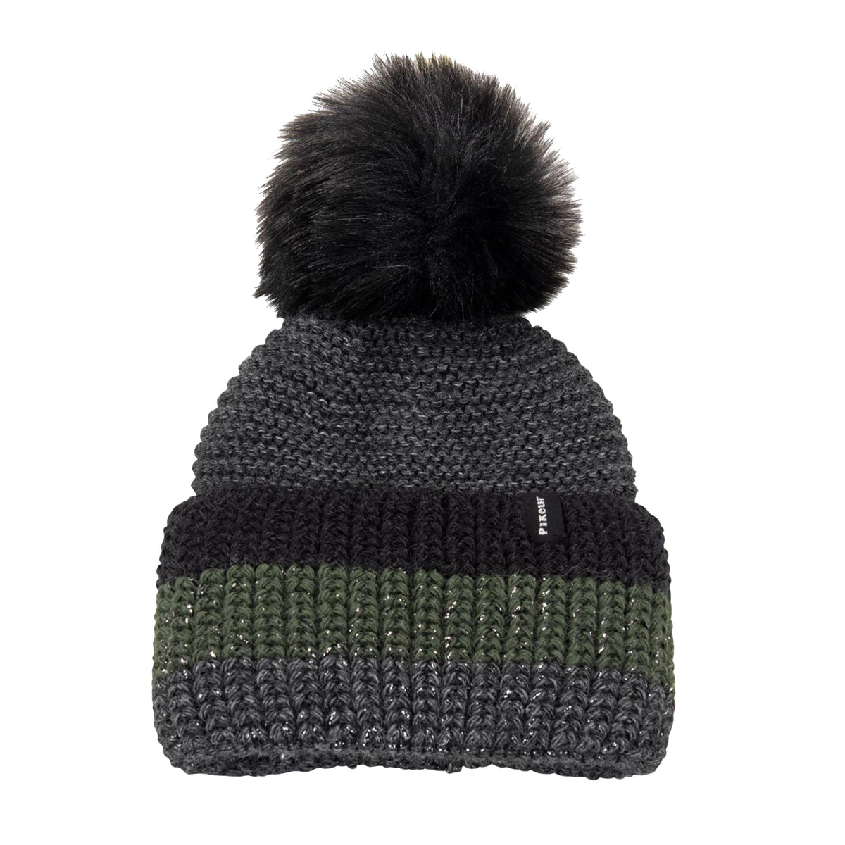 Womens Bobble Hat Grey