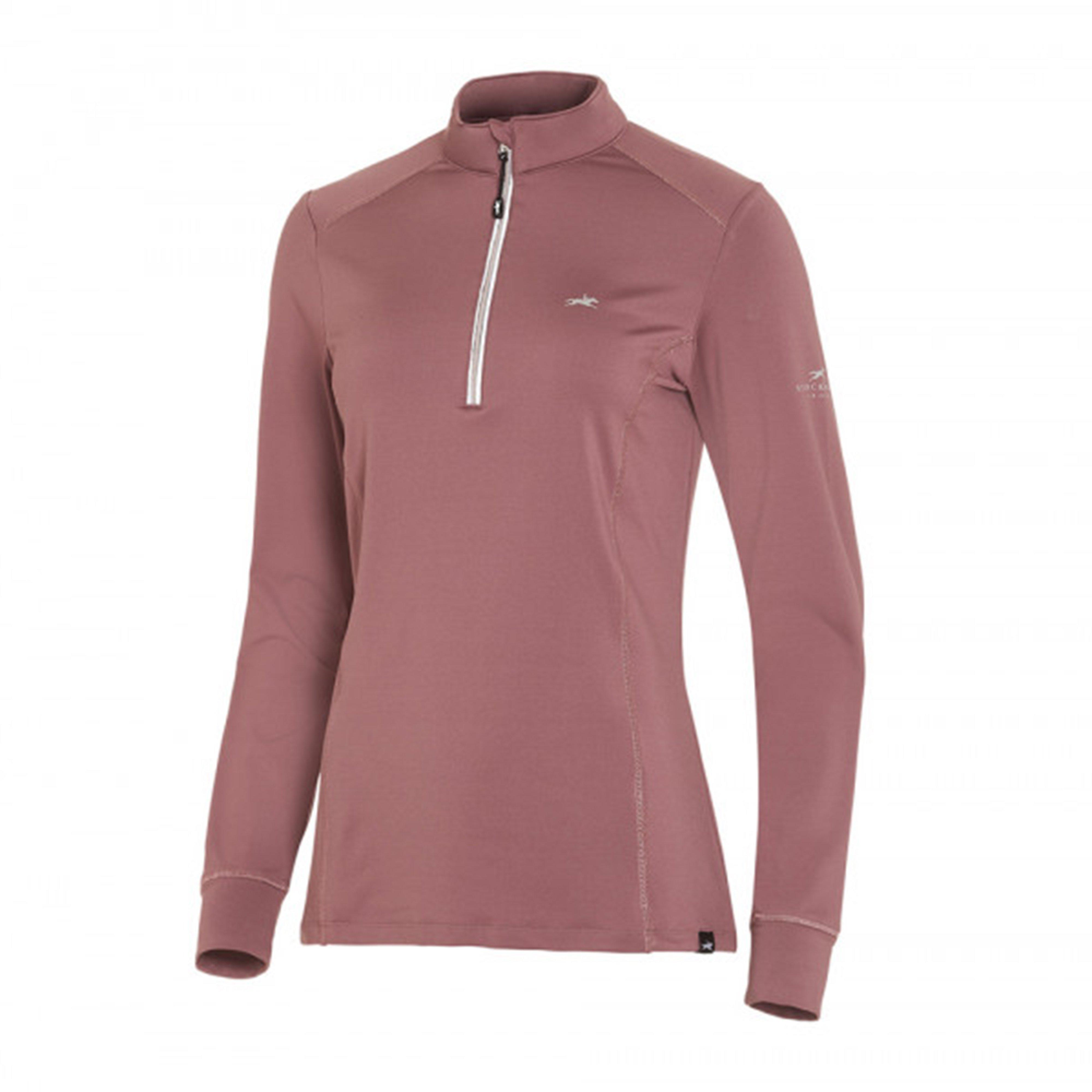 Womens Winter Page.SP Quarter Zip Training Shirt Rose Taupe