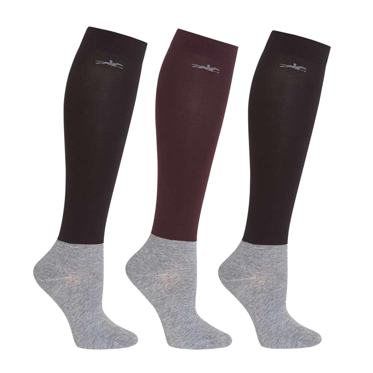 Womens Training Socks Black/Wine