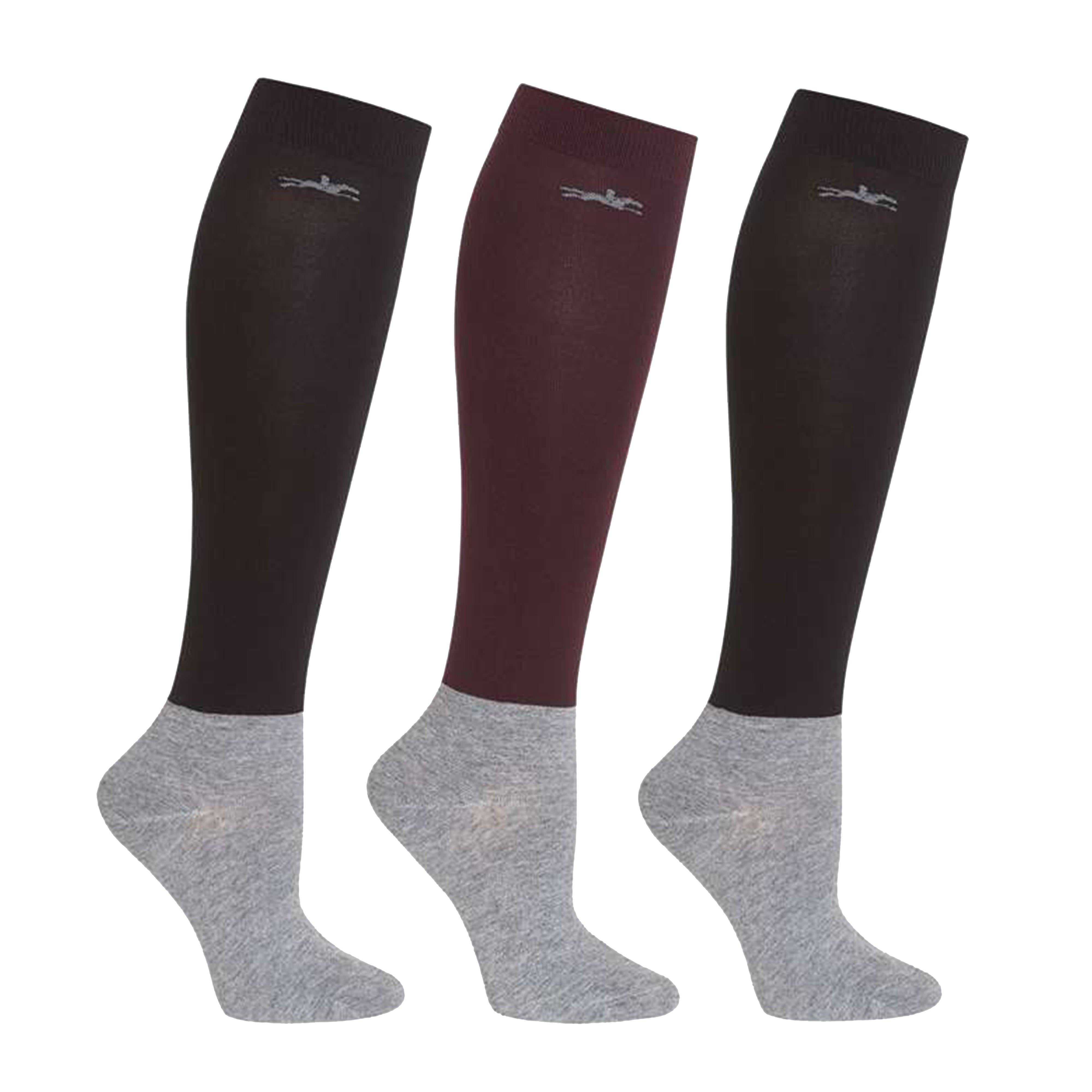 Womens Training Socks Black/Wine
