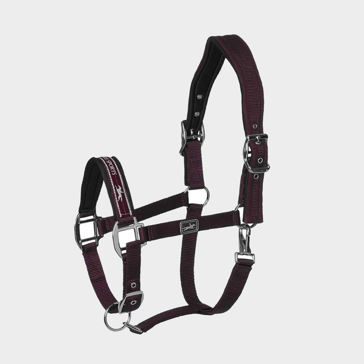 Memphis Anatomical Headcollar Wine