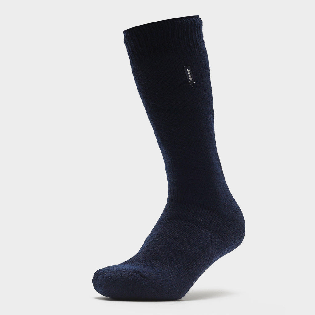 Mens Thermal Brushed Socks Navy
