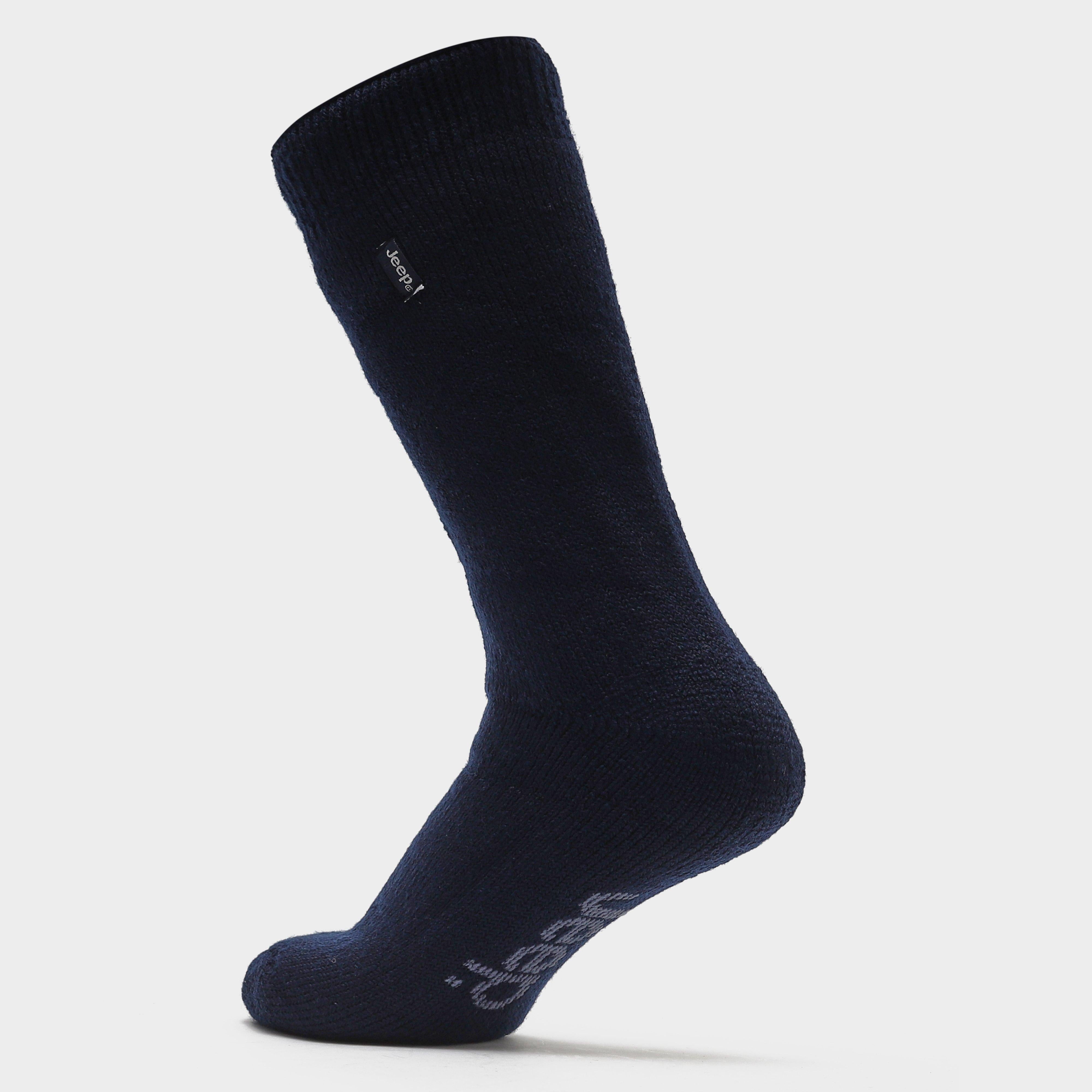 Mens Thermal Brushed Socks Navy