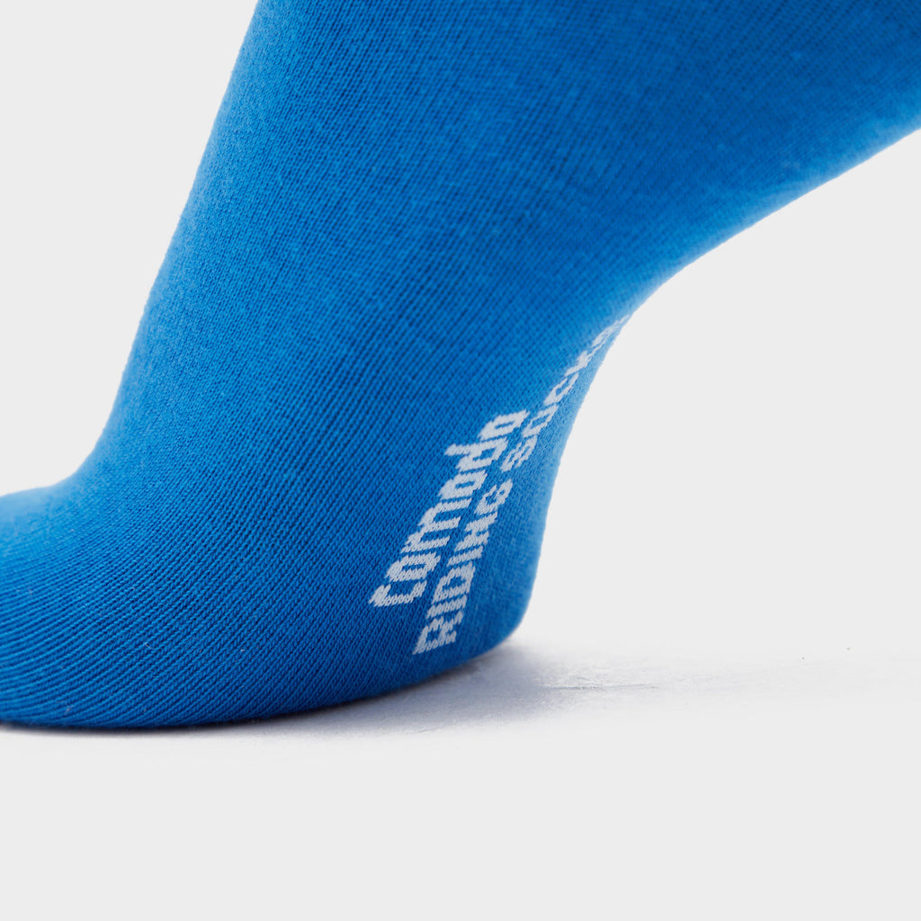 Adults Argyle Cotton Socks Blue