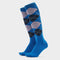 Kids Argyle Cotton Socks Blue